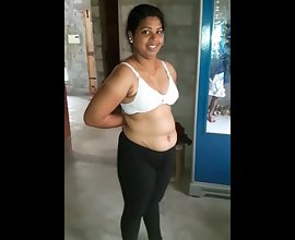 Indian Man Convinces His Wife For Striptease And Fuck
