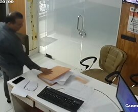 Young Pakistani Office Girl Sex Scandal Filmed By CCTV